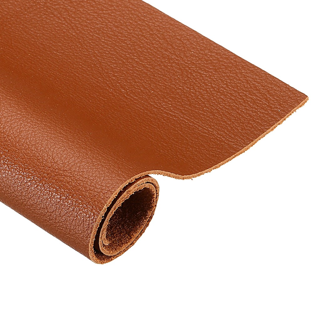 Genuine Leather Sheet, 7.9″x11.8″ Full Grain Leather Pieces, Tan
