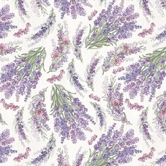 LUMIN – White Owl Textiles – Sweet Honey Bee by Chad Barrett – Lavender – Cream