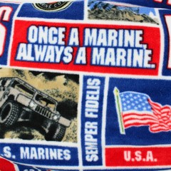Sykel United States Marine Corps Fleece Fabric 3 yds x 62 in