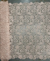 Maggie BLUSH PEACH Guipure Venice Heavy Lace Fabric by the Yard – 10019