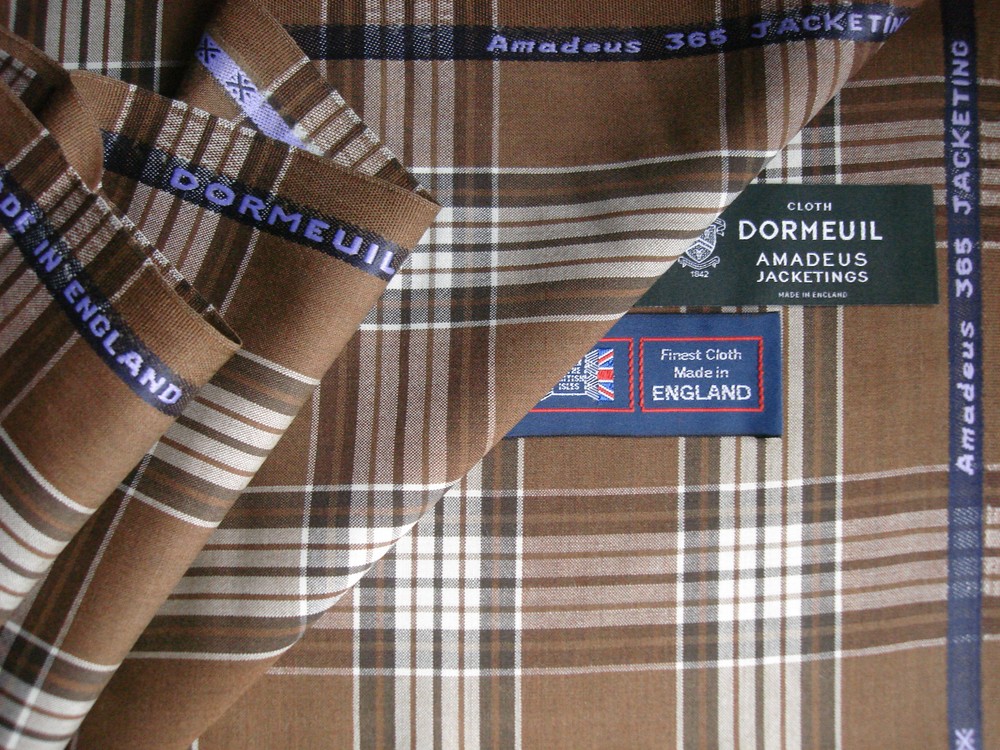 DORMEUIL Amaadeus ‘365 JACKETING’ LUXURY WOOL FABRIC – 2.0 m MADE IN ENGLAND