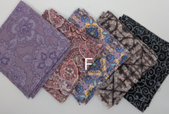 3″ fabric squares – patterns and more- 50 Count – Great For crafts and quilting
