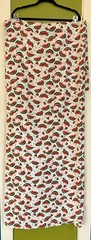Vintage Red & Green Watermelon Slices on White Quilt Cotton, P5937 45” x 2yrds