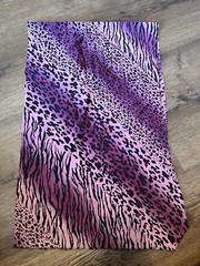 Jungle Animal Border Print Fabric Printmaker International Giraffe Leopard
