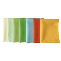 7 PCS Patchwork Squares 100% Cotton Fabric Fat Quarters 18×22 Inch Green