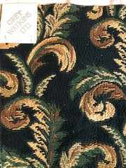 GREY WATKINS Amadeus in Midnight 16 x 27″ Thick Woven Fabric Sample