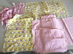 Fabric Lot, Remnants, Quilting, Craft Sewing Projects, Dwell Fabric