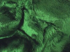 Plain Fun Faux Fur Fabric Material – BOTTLE GREEN