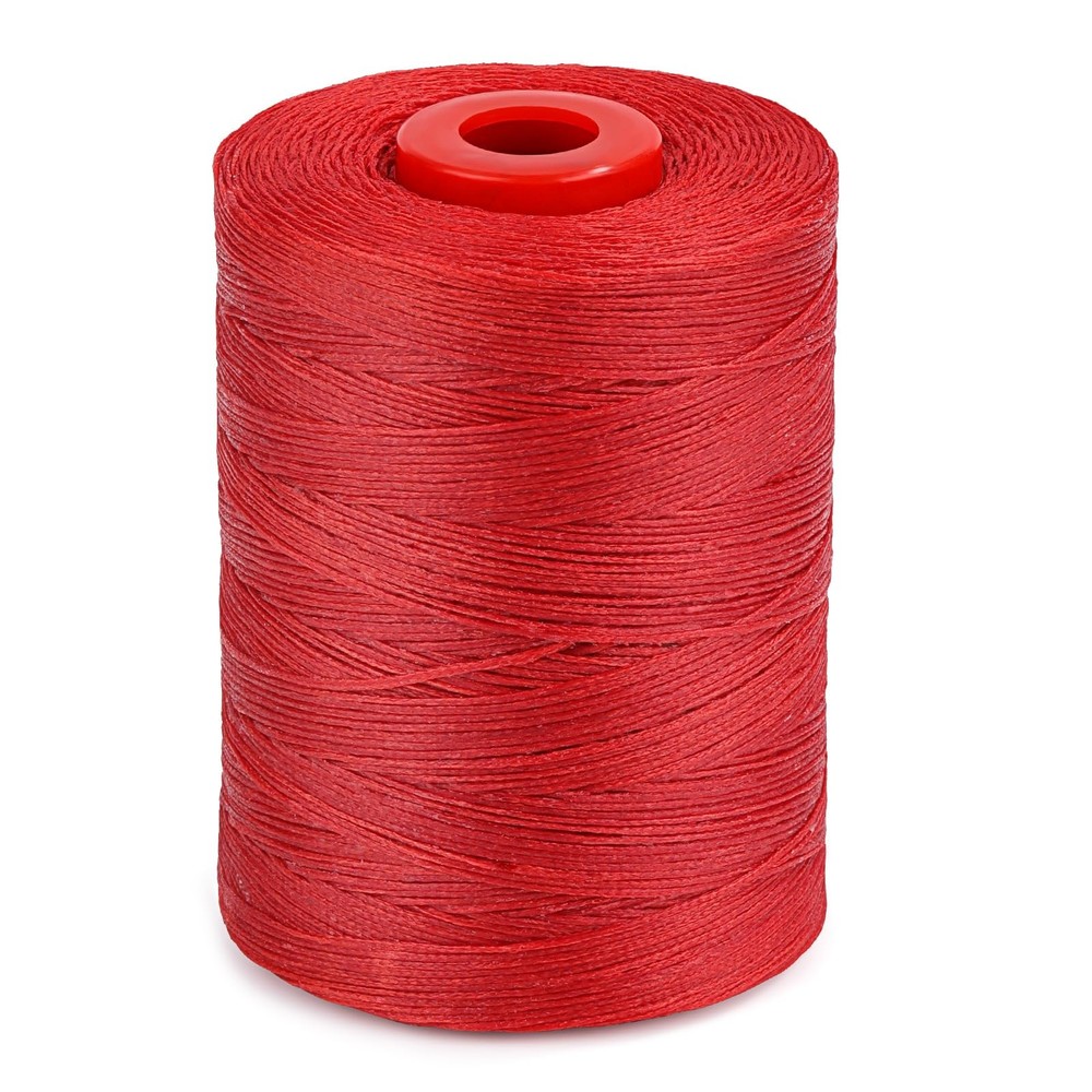 BUTUZE Waxed Linen Thread, 550Yards (500M), 1MM, Red – 500M,