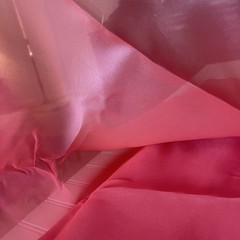 SILK SALMON FABRIC 3 Yards x 21 Inches Wide or 108 Inches x 21 Wide