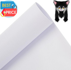 Custom Fursuit Eye Mesh, 39X11.8Inch White PVC Plastic Net 0.2Mm Thick Waterproo