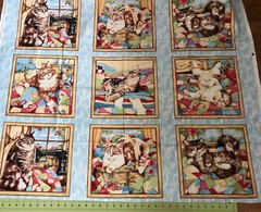 Quilting Purr-fection 100% cotton fabric sold by the Panel 35” X 42” # 2783