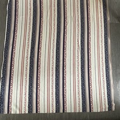 Wool Fabric 37″W 65″L 1.5+ Yd Lightweight Handwoven Dyed Stripes Geometric