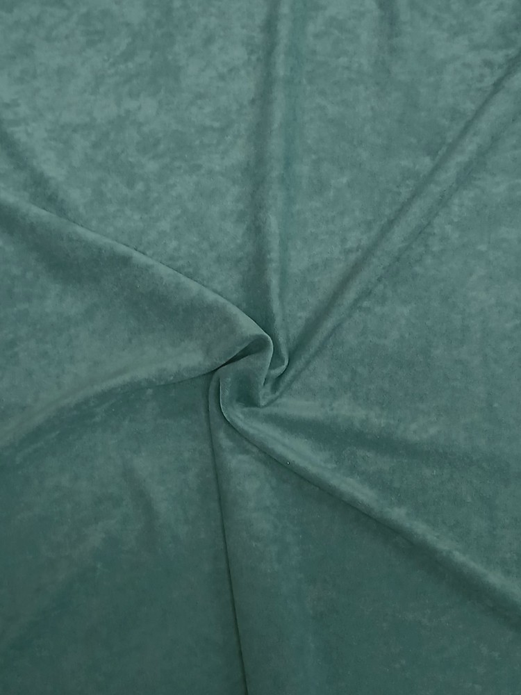 Velveteen Teal 60″ Wide Polyester Velveteen Fabric by the Yard (A106.02)