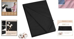Easy Care Black Cotton Muslin – 59″ x 10 Yards for Garments