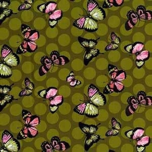 Michael Miller Papillion Sunset Quilt Fabric Butterfly