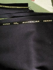 Robert La Viale Suiting Fabric Rapture 120s Stretch Worsted Wool Blend