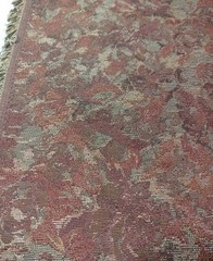 Dusty Rose Floral Damask 28″ x 65″ Jacquard Fabric Remnant