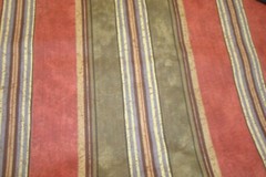 5.66 yds Cotton blend Fabric wide stripe Brick Red Quilt Craft 46″w x 204″ BTP