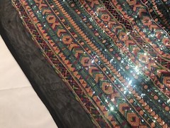Multicolor 2way stretch sequin Lace fabric 50” Width Sold By The Yard