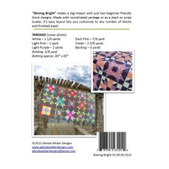 Shining Bright Quilt Pattern – Moderns Quilt Pattern Multiple Size Variations
