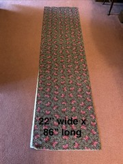 Vtg Pink Butterflies w Brown Hearts Cotton Peace Love General Fabrics 44” x 86”