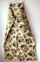 Vtg Cranston Printworks Fabric Roses Floral Cottagecore Romantic Mauve 60″x143″
