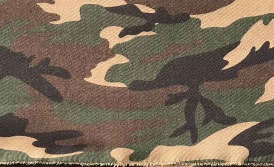 Authentic American Camo By-the-Yard Fabric, 100% Cotton, 260 GSM – High Quality