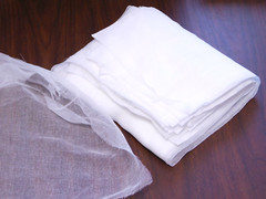 10 PIECES! Extra Large Bleached Weave Cheesecloth Fabric Grade 40 (30″ x 36″) HR