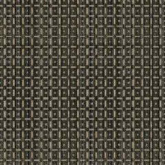 Groundworks Geometric Cut Velvet Upholstery Fabric- Menger Velvet Ebony 1.85 yd