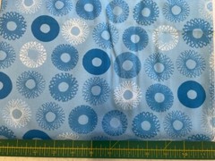 FIGO FABRICS-DIY #90202-42 – THREADS-BLUE BY AMY VAN LUIJK– BY THE YARD