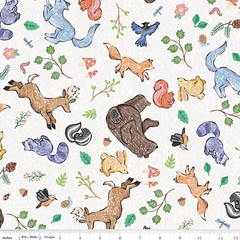 Colorful Critters ~ 5″ x 5″ Squares Riley Blake $3.99 Ships ANY Amount Of Fabric