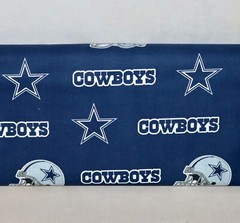 Dallas Cowboys ~ Large Logo Pattern NFL Cotton Fabric 1/4 Yard 9” X 56” New