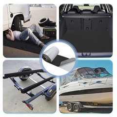 KEOHOLI 12in x 20ft Boat Trailer Bunk Carpet with Adhesive, Marine Outdoor Bunk