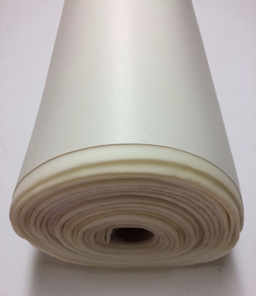 1/4″ FOAM BACKED MARINE VINYL OFF WHITE ATV AUTO BOAT UPHOLSTERY FABRIC BTY 54″W
