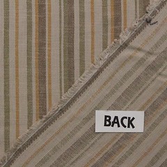 FABRICUT COLUMBINE MOUNTAIN STRIPE GREEN ORANGE BROWN MULTIUSE FABRIC BTY 56″W