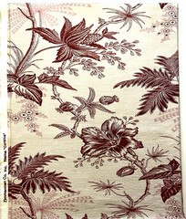 Zimmerman CORSICA Floral Tropical Wide Fabric Heavy Cotton 56″ x 32″ Shy Yard VG