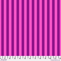 Free Spirit Tula Pink Tabby Road Tent Stripe Foxglove Cotton Fabric By The Yard