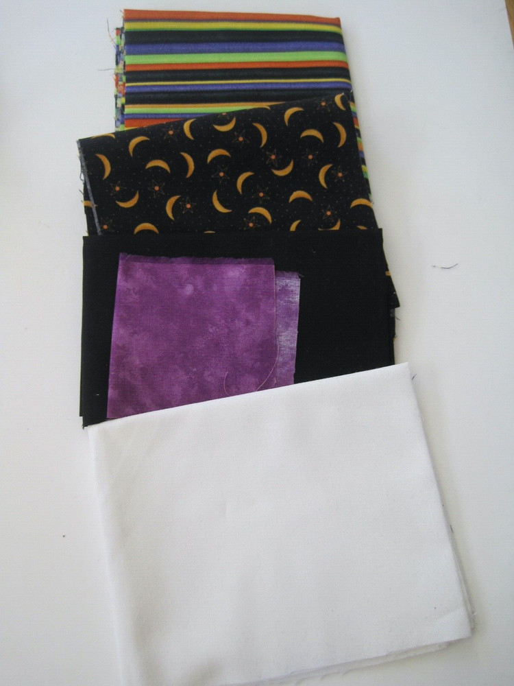 Halloween Designer Fabrics Small Cuts New