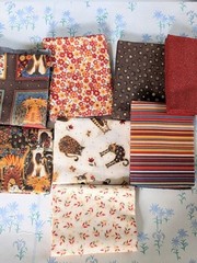 Makover UK Fancy Cats Half Yard Bundle NEW Hancock’s of Paducah Cotton Quilting