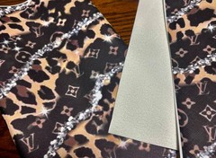 Luxury Faux Leather Fabric Sold By 12×14 Inch Sheets Multi Color