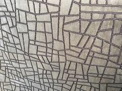 2YD ZINC TEXTILE Kiesler Jacquard Velvet Silver Grey Fabric Belgium $680 Retail