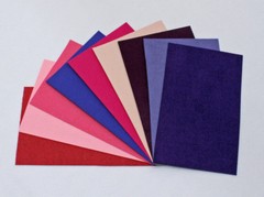 Ultrasuede® ST (Soft) Assorted 6 Piece Pink & Purple 3″x 5″ pieces (U008.04)