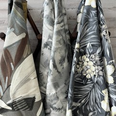 Bundle of Three 3/4 Yard Cuts of Home Decor Fabric in Dark Neutrals