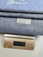 Y2k Fabric Traditions Blue Cotton Flannel Sewing Fabric 2pc 43″w X 2.3yd & 39×21