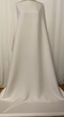 100% Silk Dupioni White Luxurious Fabric 40mm 2.75 Yard Long 45″ Wide