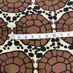 Alexander Henry Fabrics Collection Turtle Bay 2.5 Yards x 44 Inches Brown Black