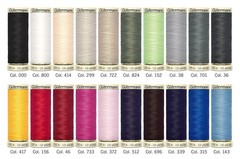 Gutermann Thread Set: Sew-All: 100m: Pack of 20, Assorted 100m, Popular Basic