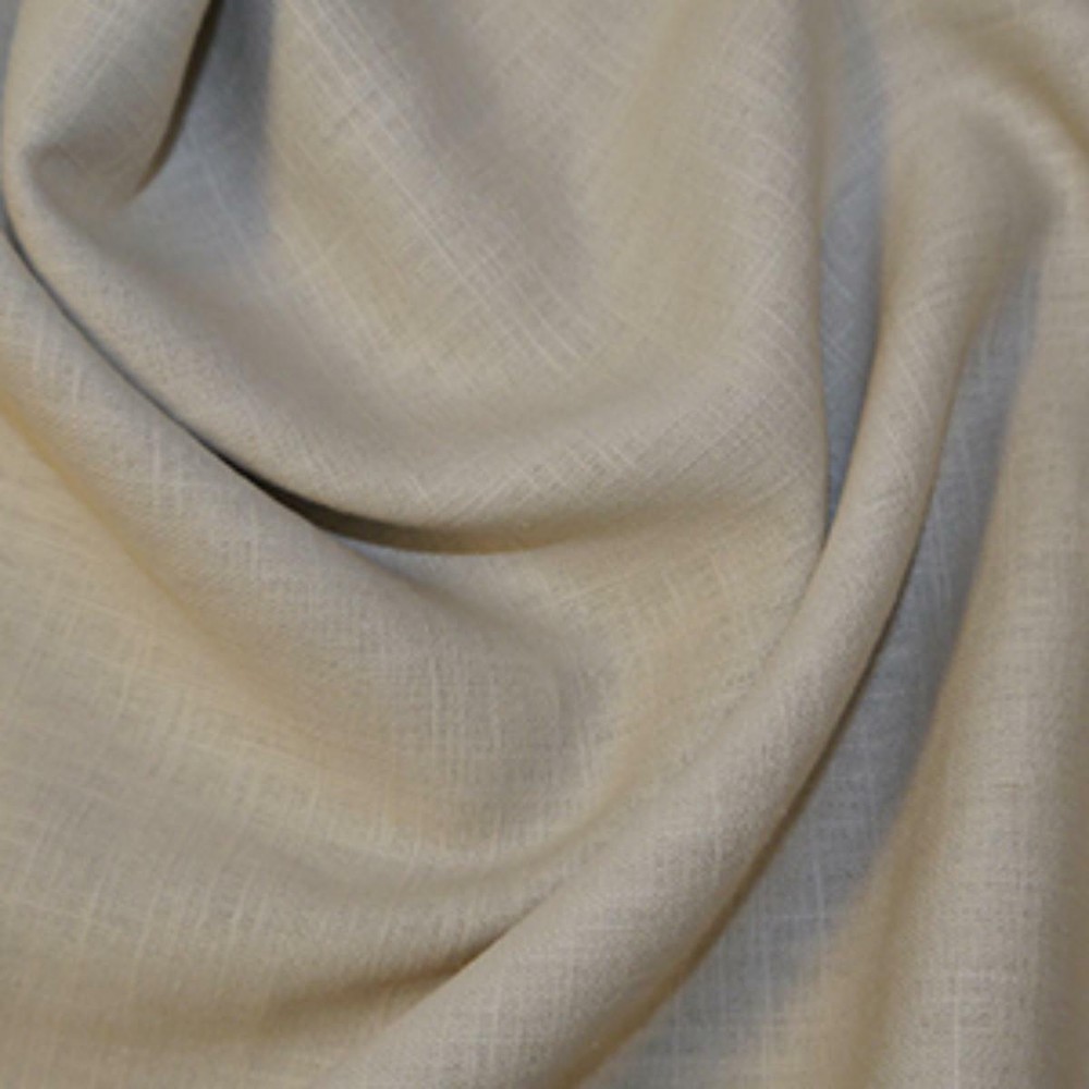 Washed Linen Canvas Fabric Material – NATURAL