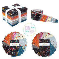 Riley Blake Tiny Treaters Fabric ~ Halloween Fat Quarter Bundle or Layer Cake